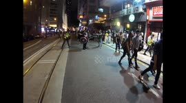 One year ago, Halloween protest in Hong Kong ended in tear gas