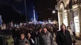 Protests against second lockdown in Bordeaux, France