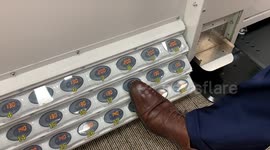 World's first foot-operated vending machine developed in Japan
