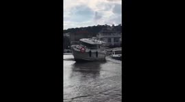 Mini-tsunami hits marina in Izmir, Turkey