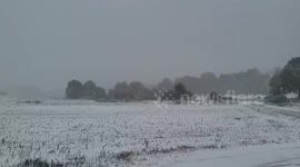 US: Pre-Halloween Wintry Weather Dumps Snow In The Northeast