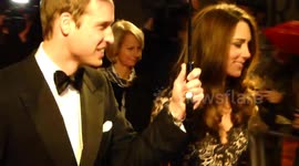 ARCHIVE: Duke and Duchess of Cambridge on the red carpet at movie premiere War Horse, Odeon, Leicester square, London, UK