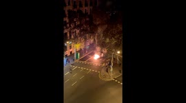 Barcelona protesters begin blaze in streets of Spain over COVID-19 restrictions