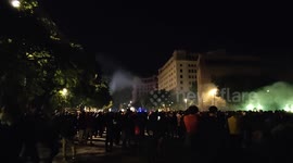 March against evictions in Barcelona during Covid-19