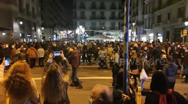 March against evictions in Barcelona during Covid-19