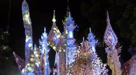Thousands attend the Loy Krathong festival in Chiang Mai, Thailand