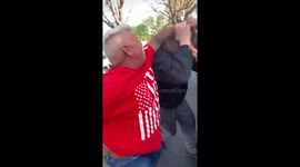 Crazy scene as Trump supporters physically assault couple in Los Angeles County