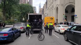 NYPD arrests protestors during Anti Trump / BLM Rally in Manhattan, New York, City.