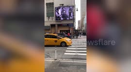 Macy's in New York City boarded up amid fears of unrest over election result