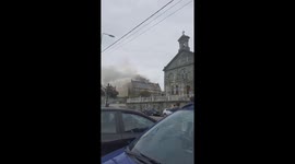 Burning convent in Skibbereen