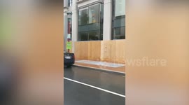 Businesses boarded up in Washington, D.C. amid fears of US election unrest