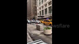 US: New York City – Anticipating Civil Unrest, Buildings Boarded Up Ahead Of Election Day 2