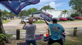Bipartisanship! Trump and Biden supporters enjoy dance-off at voting event in Miami