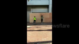 Shops boarded up in San Francisco as America braces for election violence