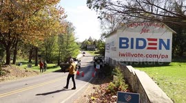 'Biden Barn' serves as campaign backdrop in rural Pennsylvania