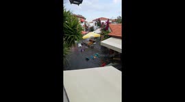 Turkish town flooded after earthquake triggers mini-tsunami