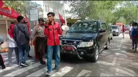 Students rallied to protest against the Omnibus Law anda against the Komodo Park Project