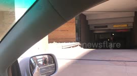 Chase Bank Tower boarded up