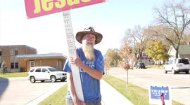 Interview with two pro-life voters in La Crosse, Wisconsin