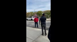 Police called as Trump supporters attempt voter intimidation at Brooklyn polling site