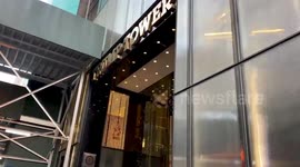 Donald Trump impersonator appears outside Trump Tower in New York