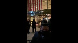 Black Lives Matter protestor performance protest at Trump Tower