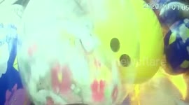 Hydrogen balloons explode in elevator after Chinese man tries to use lighter to separate them