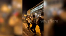 Frenetic protests with smoke bombs  in D.C. as election results trickle in slowly