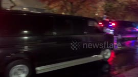 Seattle Police caravan including SWAT follow protesters to Cal Anderson Park