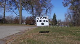 US Election: Polling stations in La Crosse Wisconsin
