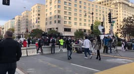 'You're about to lose your job': Anti-Trump protesters chant in Washington, D.C.