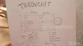 Candy catapult for Halloween