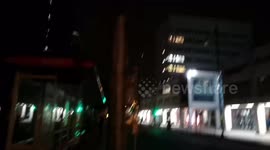 Youths In Romford Set Of Fireworks In Romford Town Center Before Lockdown