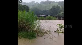 Dramatic flooding in Costa Rica due to powerful Hurricane Eta