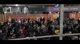 Violent Riots erupted out of Anti Trump and BLM Protests in New York City, Manhattan.