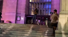 Protesters Give Speeches In  Pittsburgh, Pennsylvania