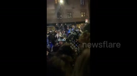 'Count every vote' protest sparks brawls with police in New York City