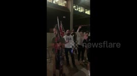 US: Trump Supporters Outside Maricopa County Polling Election Office Questioning About Canceled Ballot