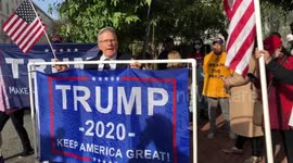 Trump Supporters Hold “Stop The Steal” Rally Outside RNC