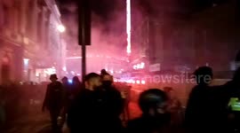 Violence and arrests at anti-lockdown protest in central london