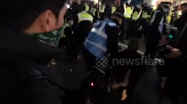 Arrests In Oxford Street At Protest