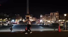 Protestors At Trafalgar Square