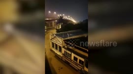 Floods submerge roads and homes after heavy rain In Malaysia