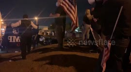 Trump supporters rally in Las Vegas and demand voting transparency