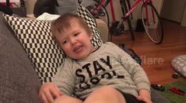 Mom pulls 'I ate your Halloween candy' prank on young son