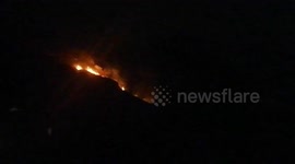 Huge fire breaks out on Edinburgh's Arthur's Seat in Bonfire Night incident
