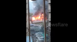 India: Massive Fire Erupts In Pathanwadi Area, Malad East, Mumbai 4