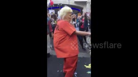 US Election 2020 – ‘Count Every Vote’ Demonstrators Dance On The Streets In Pennsylvania 3