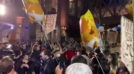 Baby Donald Trump dolls show up as Philly voters dance and demand every vote be counted