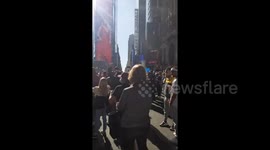 @Times Square goes wild for President #Biden2020 !!  Energy here is amazing :) https://t.co/MCMlhSREiJ